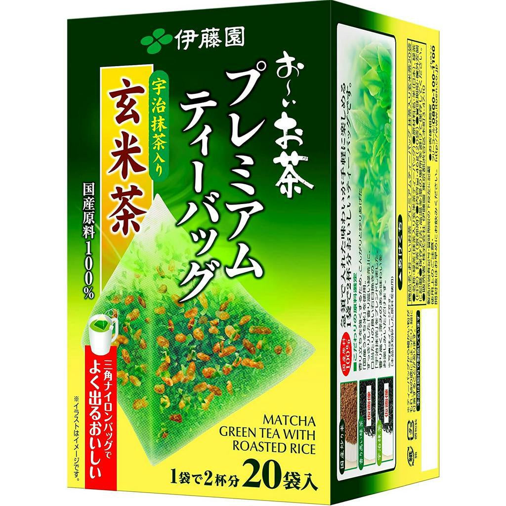 ITO EN Oi Ocha Premium Tea Bags - Matcha Green Tea/Roasted Green Tea/Green Tea With Roasted Rice