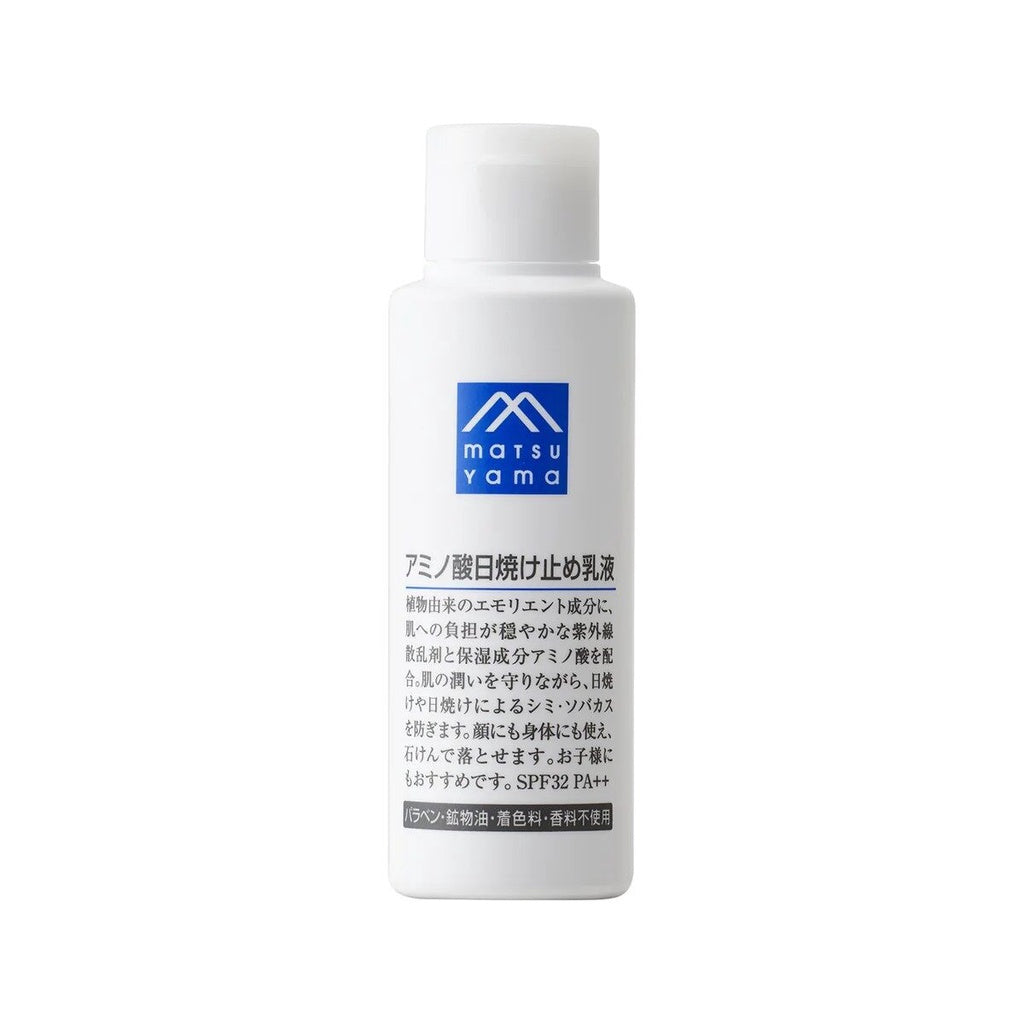 Matsuyama M-Mark Amino Acid Sunscreen Milk SPF32/PA++ (100mL / 90mL Refill)