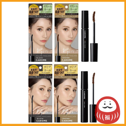 CAROME.  Real Volume Mascara/Real Long Mascara - Black/Brown