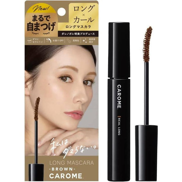 CAROME.  Real Volume Mascara/Real Long Mascara - Black/Brown