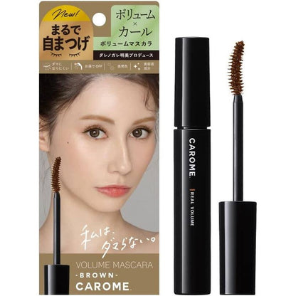 CAROME.  Real Volume Mascara/Real Long Mascara - Black/Brown