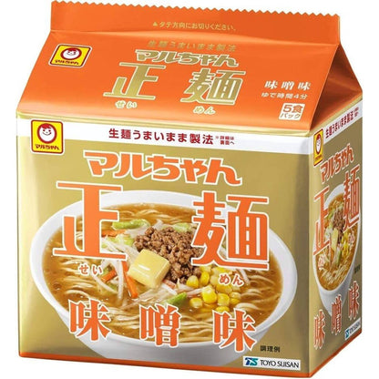 Toyo Suisan Maruchan Instant Noodle Packs - Miso / Shoyu / Chinese-style Ramen / Classic (5 servings)