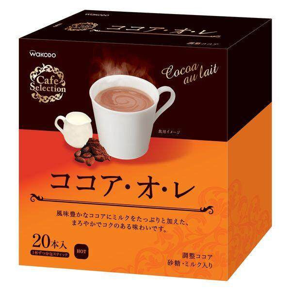 Asahi Wakodo  Milkman's Coffee / Cocoa au Lait / Authentic Milk Cocoa / Honey Yuzu (20 sticks)