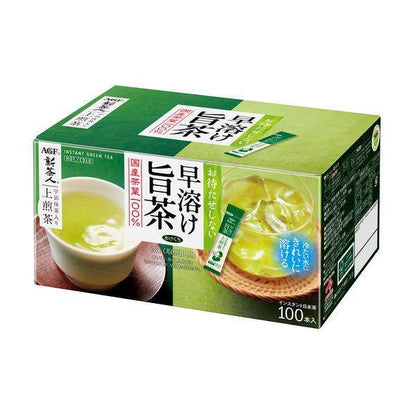 AGF Shinchajin Instant Tea Sticks - Green Tea / Barley Tea / Hojicha (100 sticks)