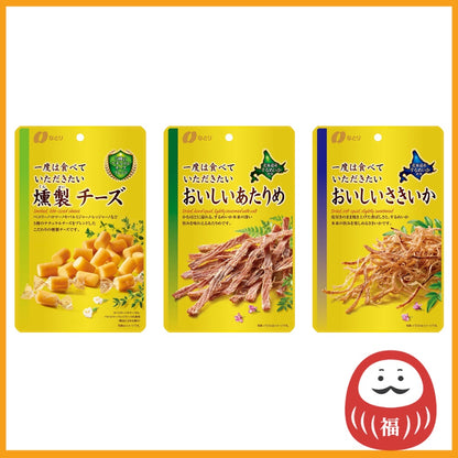 Natori Gold Pack Snacks - Smoked Cheese / Dried Hard Squid / Dried Soft Squid