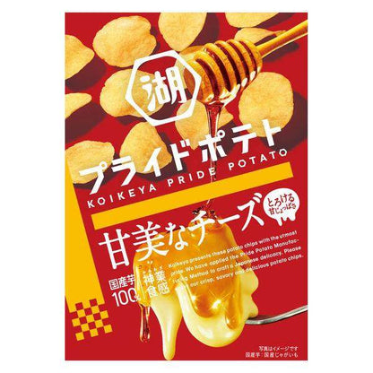 Koikeya Pride Potato Chips  Sweet Shrimp / Roasted Nori Soy Sauce / Sweet Cheese / Black Iberian Pork (53g) / Black Pepper (112g)