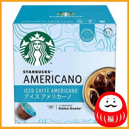 Nestlé Japan Starbucks Nescafe Dolce Gusto Iced Americano capsules 1 box (12 cups)