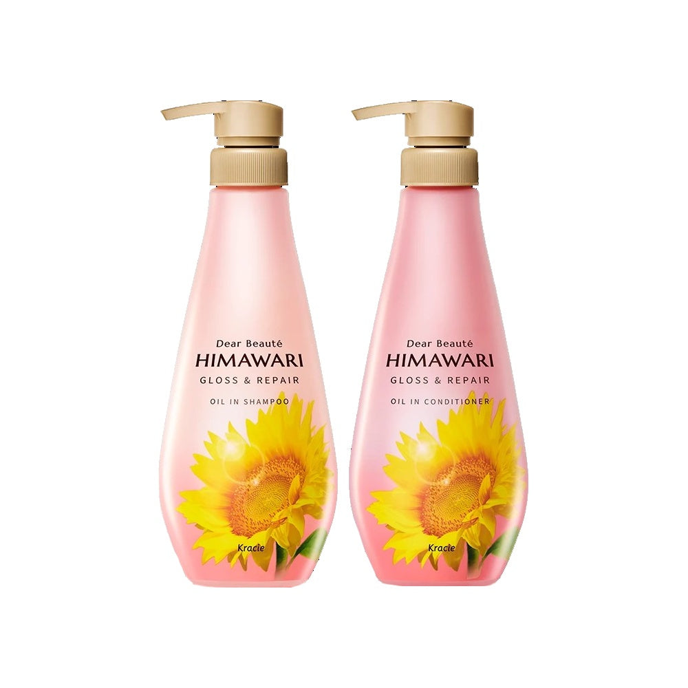 Kracie Dear Beaute Himawari Oil-in Shampoo & Conditioner - Smooth & Repair / Gloss & Repair / Rich & Repair