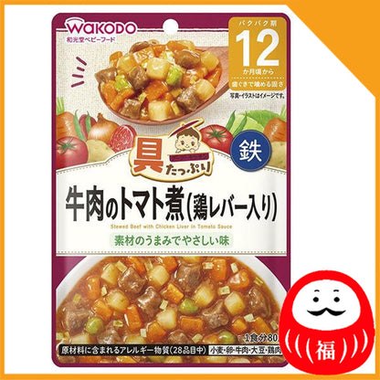 Japan Asahi Baby Food - Goo Goo Kitchen with plenty of ingredients 80g JB