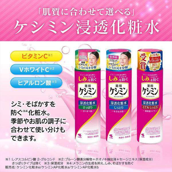 Kobayashi Keshimin Penetrating Lotion - Light / Moist / Deep Moist