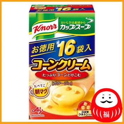 Ajinomoto Knorr Cup Soup Corn Cream 1 box (16 bags)