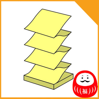 Japan 3M Strong adhesive Post-it sticky note, Post-it sticky note, Pop-up note refill, 75 x 75 mm JB