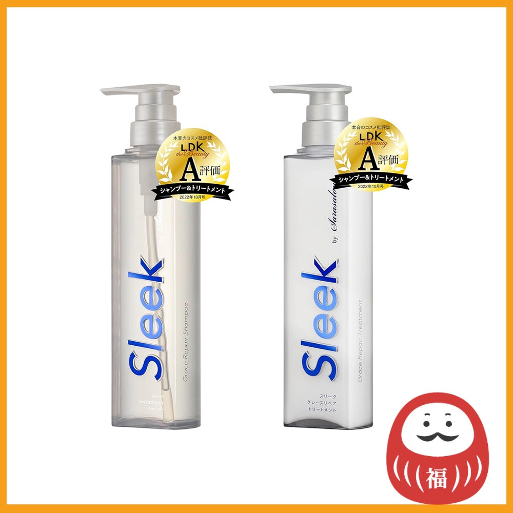 Sleek by Sarasalon Grace Repair Shampoo & Treatment (360mL)