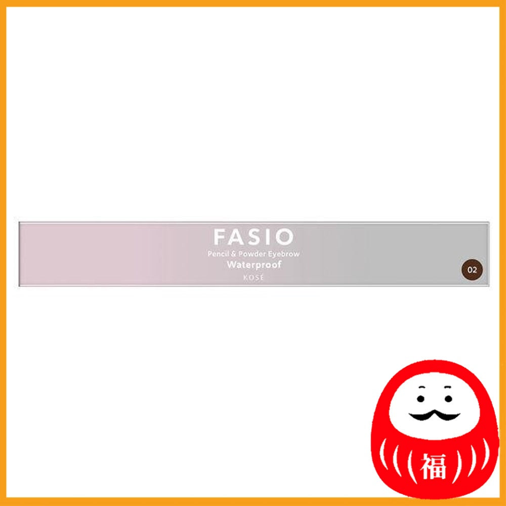 KOSE FASIO Pencil & Powder Eyebrow 02 Brown