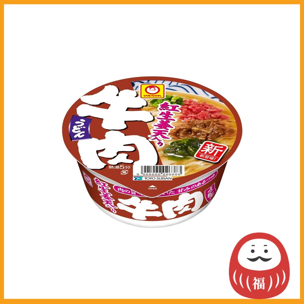 Toyo Suisan Maruchan Beef Udon Noodle & Red Ginger Tempura (87g)