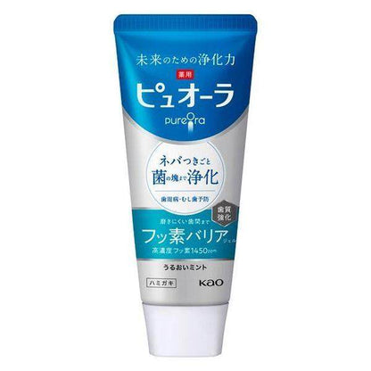 Kao Medicinal PureOra Toothpaste Barrier Gel/Nano Bright/Clean Mint/Strong Mint/Mild Herbal