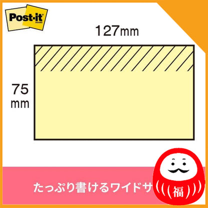Japan 3M Post-it sticky note, sticky note, normal adhesive, notebook, pastel color JB