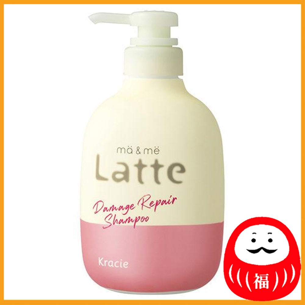 Kracie ma&me Latte Damage Repair Shampoo Pump 490mL