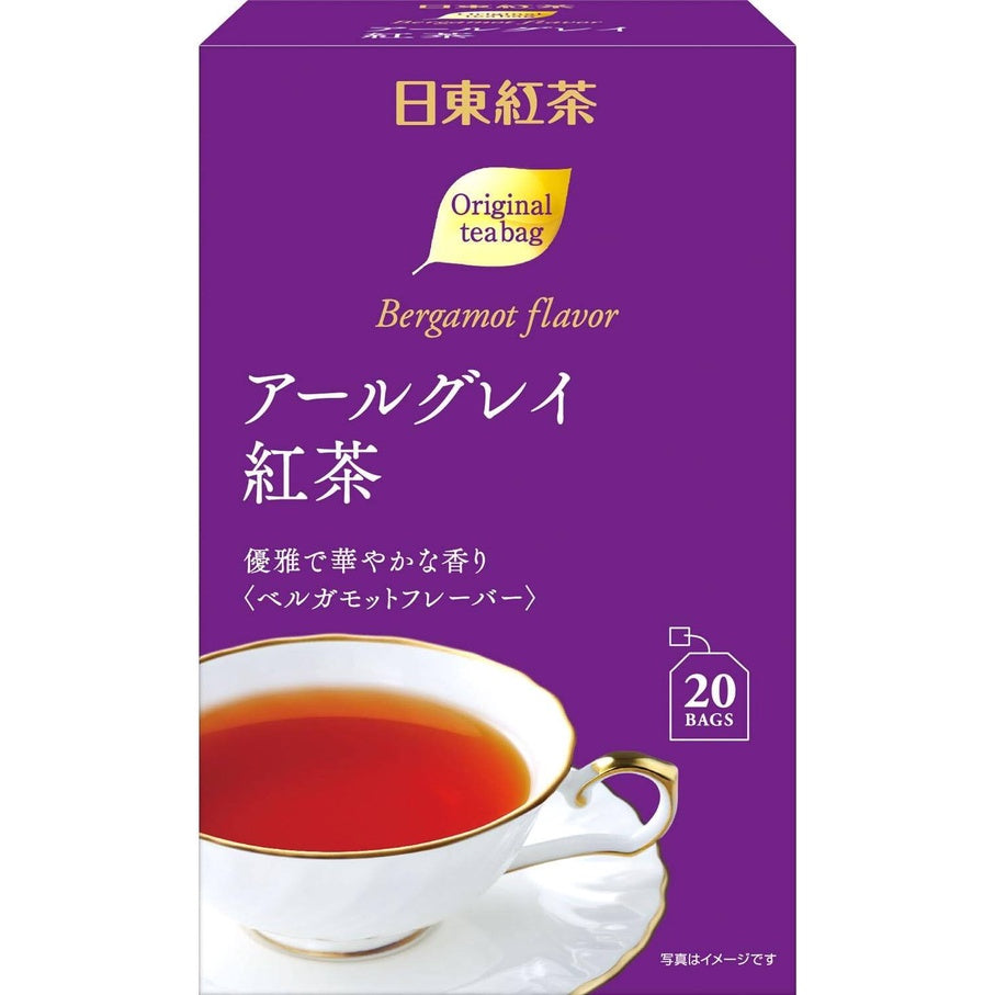 Nittoh Tea Black Tea Bags - Ginger Tea / Full-Bodied Black Tea / Earl Grey (20 bags)