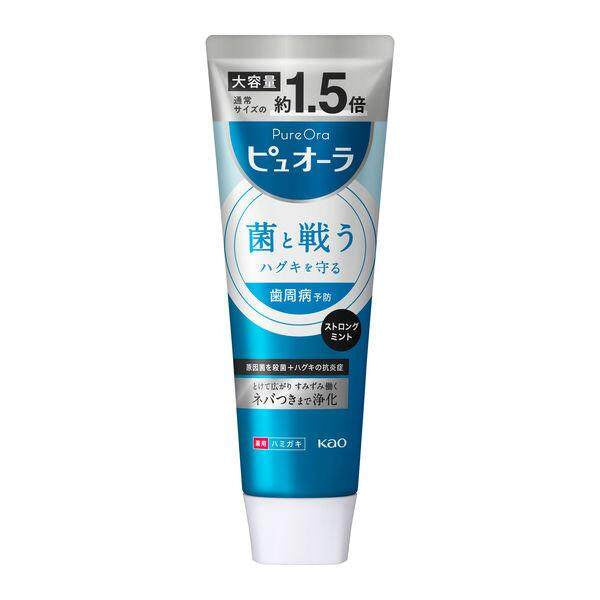 Kao Medicinal PureOra Toothpaste Barrier Gel/Nano Bright/Clean Mint/Strong Mint/Mild Herbal