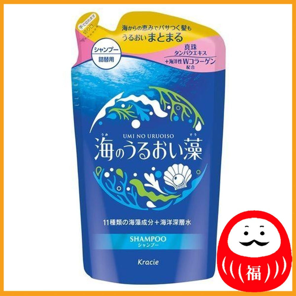 Kracie Umi no Moisture Algae Moisture Care Shampoo Refill 400ml