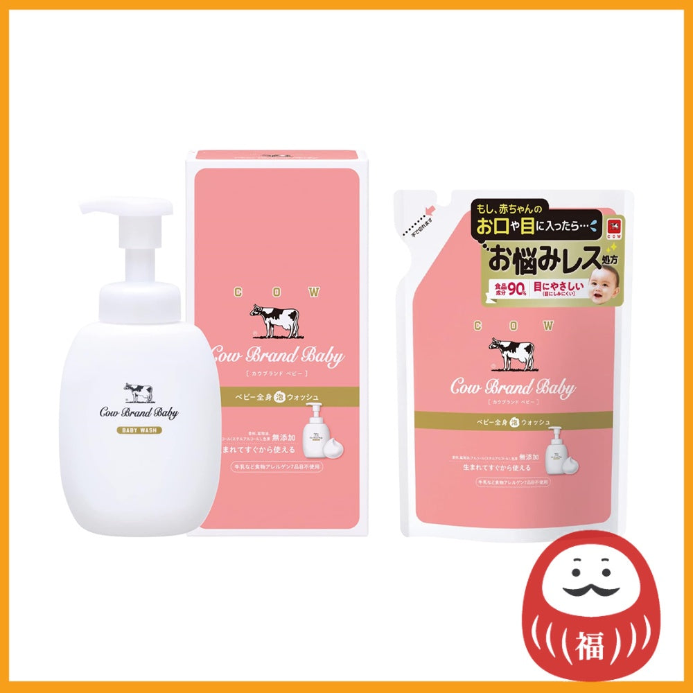 Cow Brand Baby Foaming Body Wash