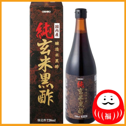 ORIHIRO Pure GENMAI Kurozu Vinegar for 36 days 720ml