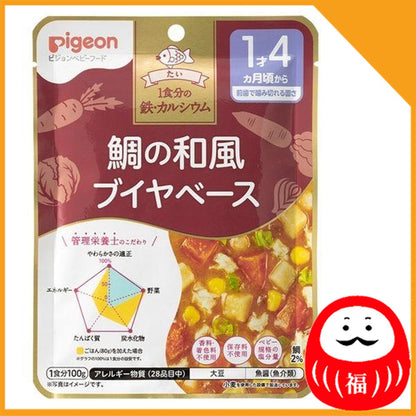 Japan Pigeon Baby Food Nutrition Education Recipe Iron Ca 100g JB