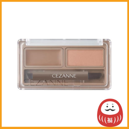 Cezanne Eyebrow Wax & Powder - W2 Natural Brown