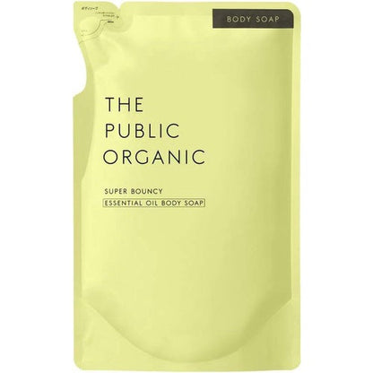 The Public Organic Deep Moist Body Soap - Super Bouncy / Super Positive (480mL / 400mL Refill)