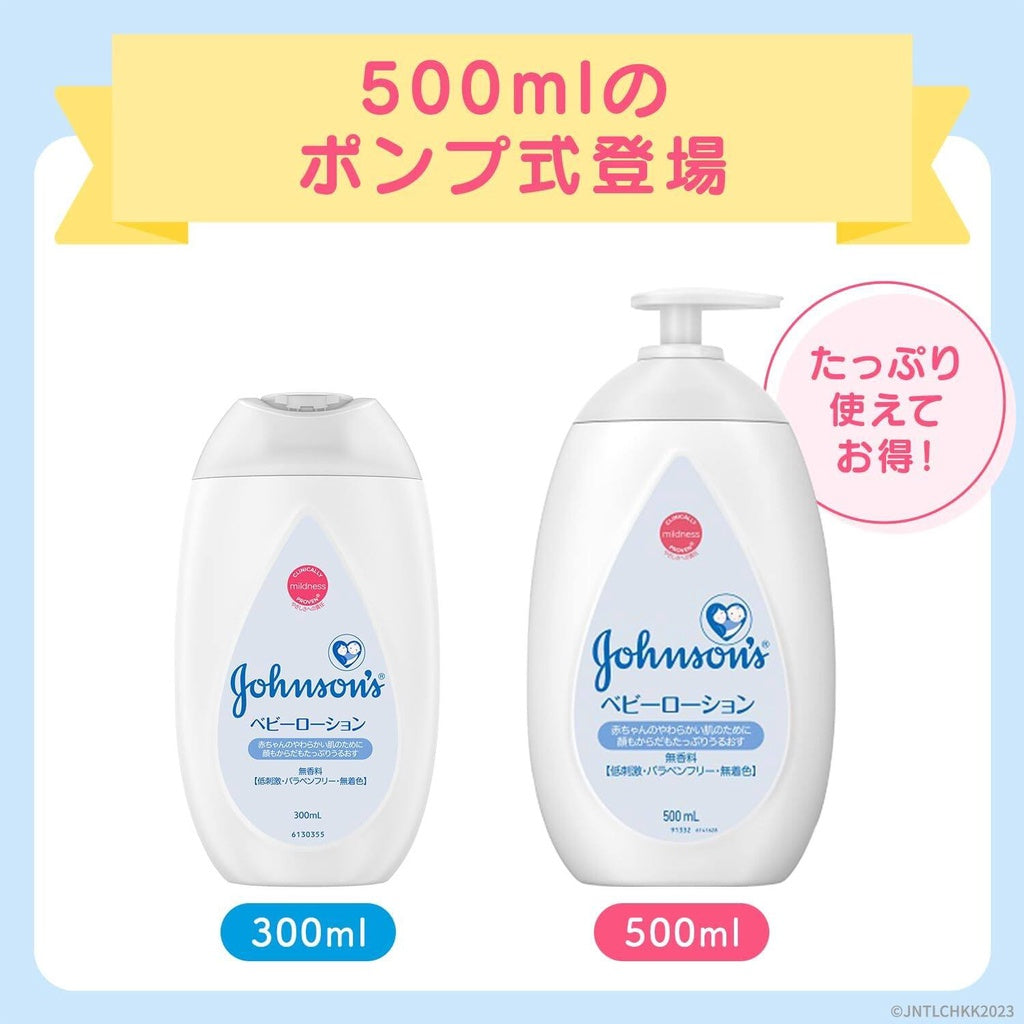 Johnson's Unscented Baby Lotion (500mL)