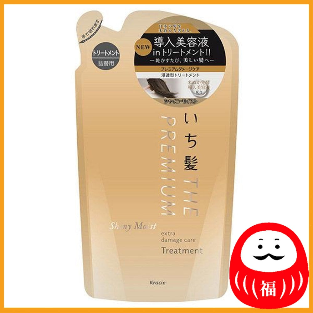 Kracie Ichikami The Premium Extra Damage Care Treatment Shiny Moist Refill 340g