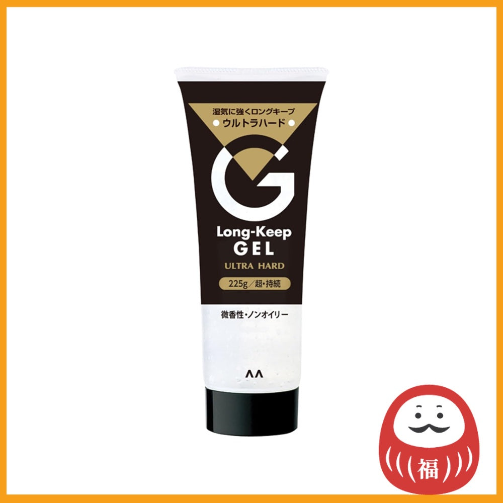 Mandom Long Keep Gel Ultra Hard Hair Gel (225g)