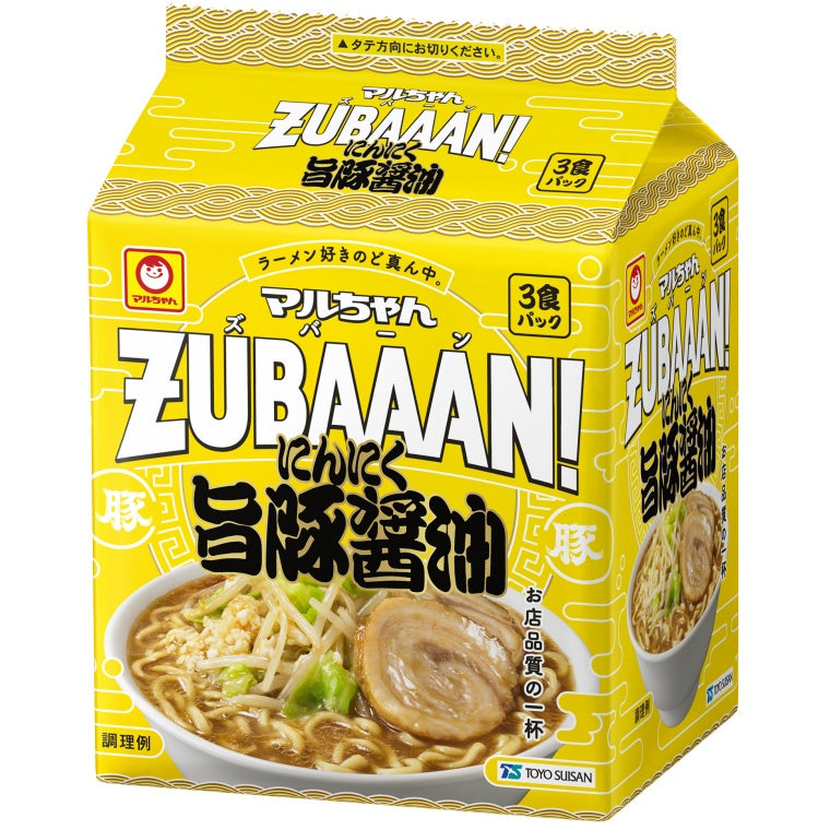 Toyo Suisan Maruchan Zubaaan! Instant Noodle Packs (3 servings)