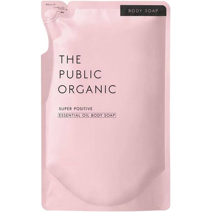 The Public Organic Deep Moist Body Soap - Super Bouncy / Super Positive (480mL / 400mL Refill)