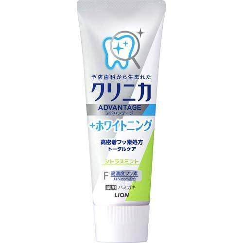 Lion Clinica Advantage + Whitening Toothpaste Citrus Mint / Clear Mint