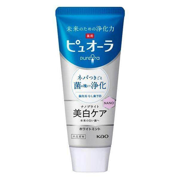 Kao Medicinal PureOra Toothpaste Barrier Gel/Nano Bright/Clean Mint/Strong Mint/Mild Herbal