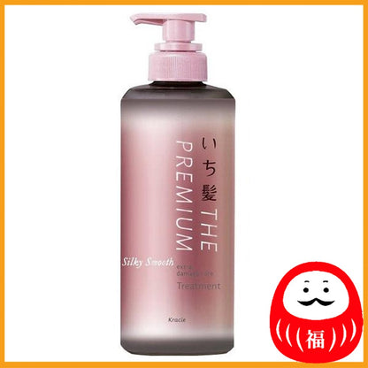Kracie Ichikami The Premium Extra Damage Care Treatment Silky Smooth Pump 480g