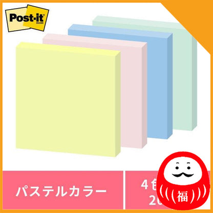 Japan 3M Post-it sticky note, sticky note, normal adhesive, notebook, pastel color JB