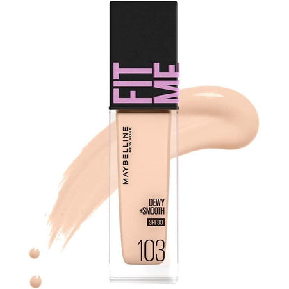 Maybelline Fit Me Liquid Foundation - 220 / 218 / 128 / 120 / 113 / 112 / 110 / 103 (30mL)