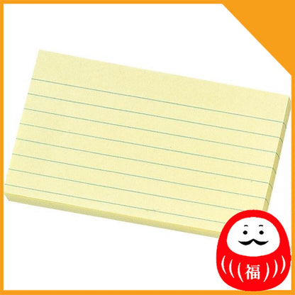 Japan 3M Post-it Sticky Notes, Post-it Sticky Notes, Ruled Line Notes, Normal Adhesive, 75 x 127mm JB