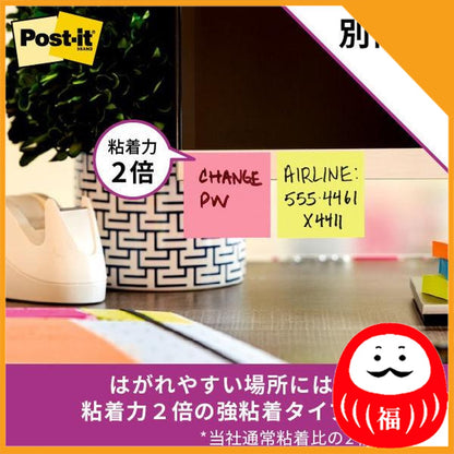 Japan 3M Post-it Sticky Notes, Postfixes, Normal Adhesive, Color Cubes JB