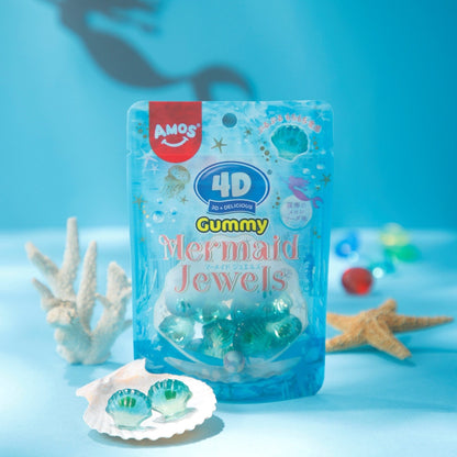 Kanro Amos 4D Gummy Mermaid Jewels Candy