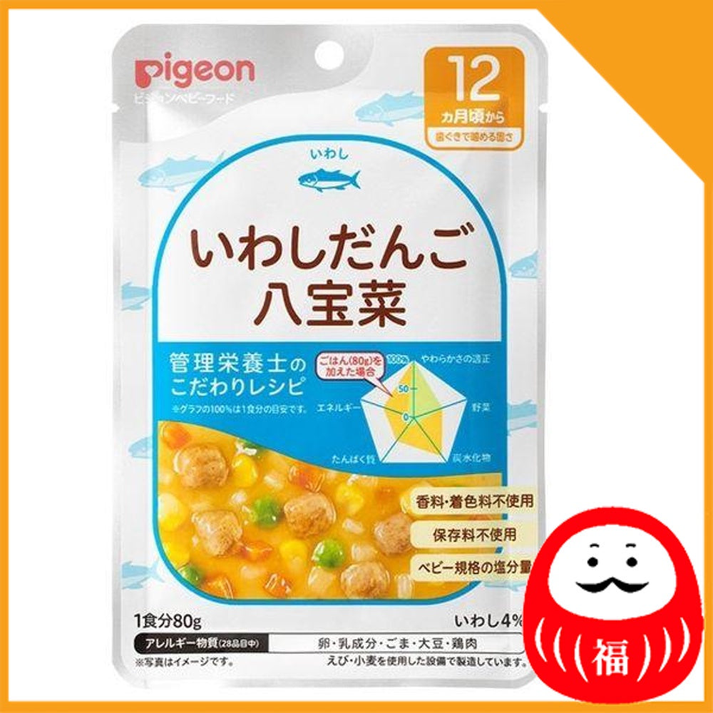 Japan Pigeon Baby Food Nutrition Education Recipe R12 80g JB