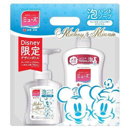 Muse Hand Soap Foam, Disney Design, 250ml (Main body + 700ml Refill)