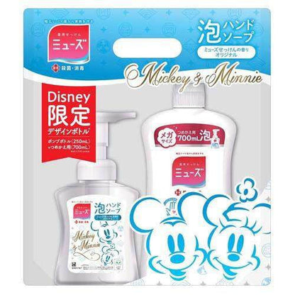 Muse Hand Soap Foam, Disney Design, 250ml (Main body + 700ml Refill)