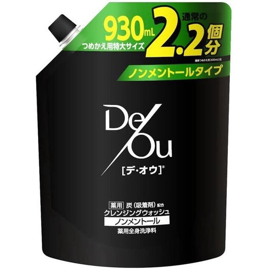 Rohto DeOu Medicated Cleansing Body Wash - Citrus Herb / Non-Menthol (520mL / 930mL Refill)