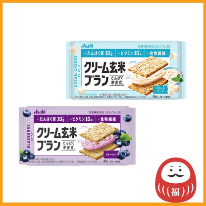 Asahi Group Foods Cream Rice Bran Sandwich - Blueberry / Cream Cheese (1pc)
