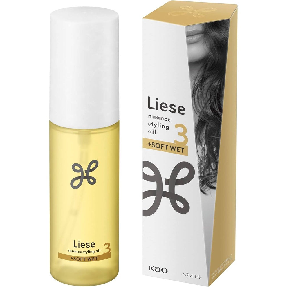 Kao Liese Nuance Styling Oil - Moist / Soft Wet (80mL)