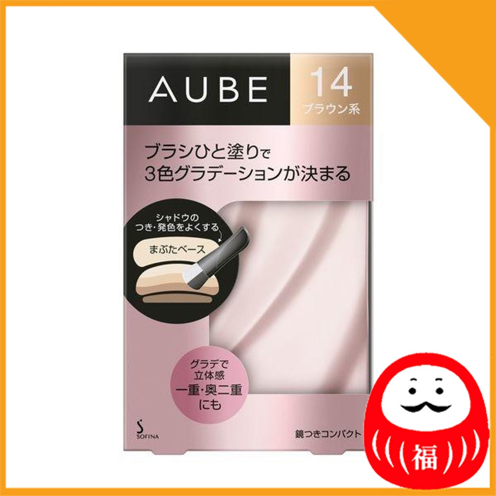 Japan Kao AUBE Brush One Coat Shadow Eye Shadow / Eyelid Base JB